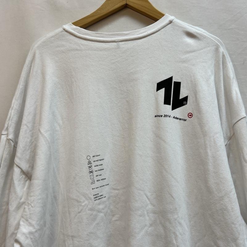 アーダーエラー ADERERROR Tシャツ 長袖 ロゴ 長袖 Tシャツ ロンT 3 白 / ホワイト / white メンズ USED 古着 中古 50137896