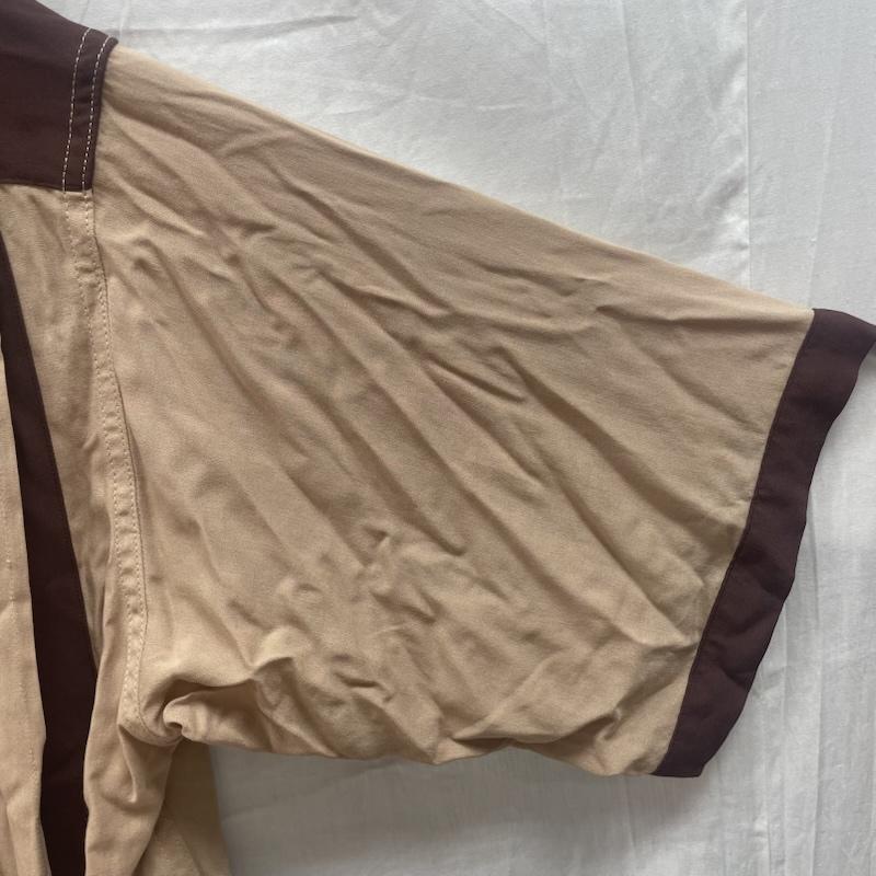 古着 USED シャツ、ブラウス 半袖 DELMAR デルマー レーヨン BEG ベージュ 開襟 シャツ ヴィンテージ L ベージュ / ベージュ / beige メンズ USED 古着 中古 50137910