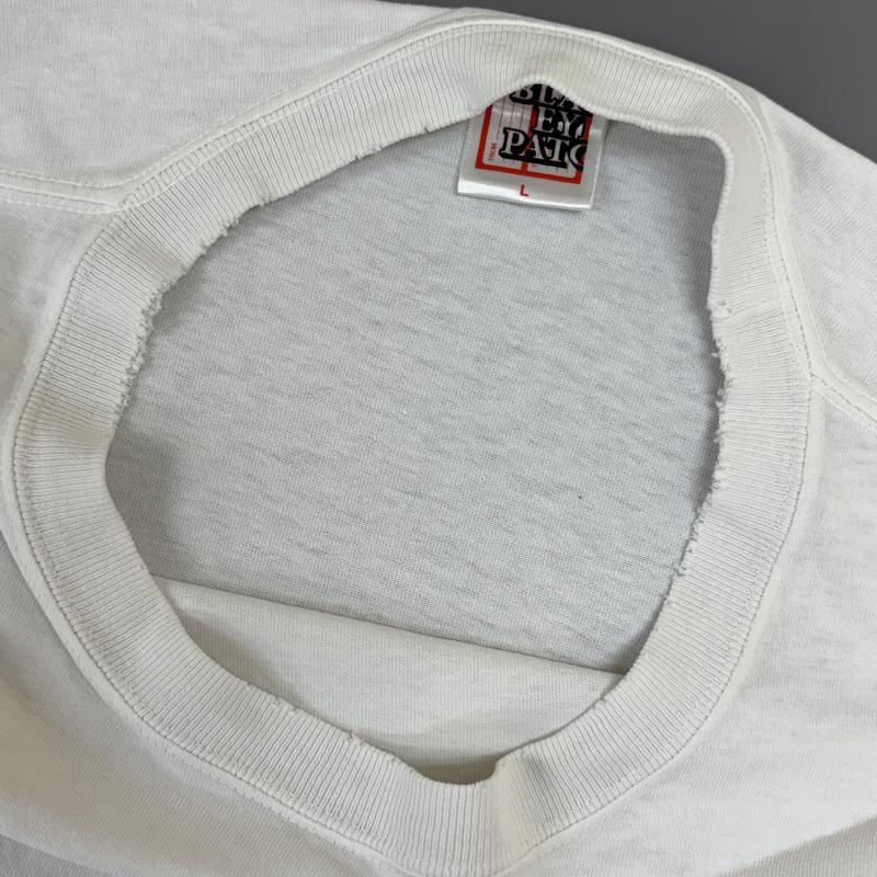 ブラックアイパッチ BlackEyePatch Tシャツ 長袖 マルチロゴ スリーブ プリント クルーネック ロンT 長袖 Tシャツ 白 ホワイト L 白 / ホワイト / white メンズ USED 古着 中古 50137938