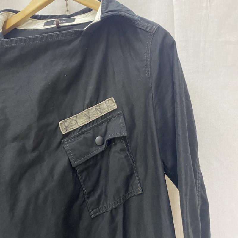 ジョンブル Johnbull シャツ、ブラウス 半袖 ミリタリー スモック プルオーバー シャツ - 黒 / ブラック / black メンズ USED 古着 中古 50137970