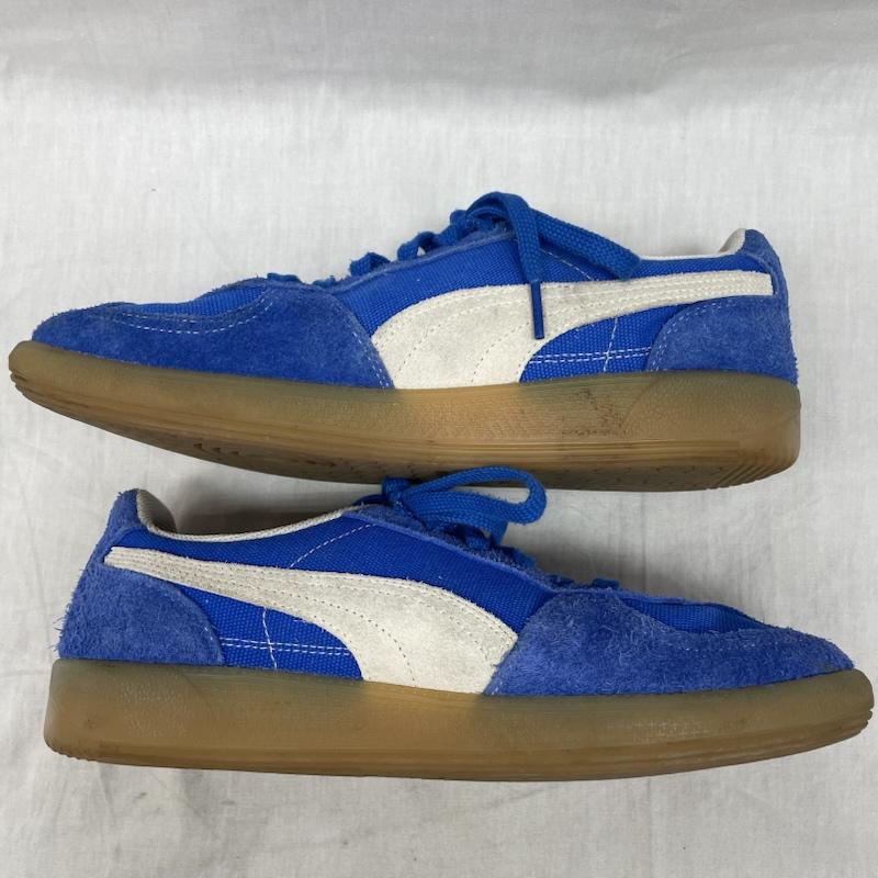 プーマ PUMA スニーカー スニーカー PALERMO VINTAGE HYPERLINK BLUE-FROSTED IVORY パレルモ ヴィンテージ 26.5cm 青 / ブルー / blue メンズ USED 古着 中古 50137971