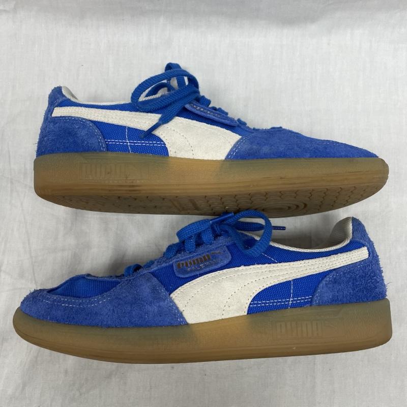 プーマ PUMA スニーカー スニーカー PALERMO VINTAGE HYPERLINK BLUE-FROSTED IVORY パレルモ ヴィンテージ 26.5cm 青 / ブルー / blue メンズ USED 古着 中古 50137971
