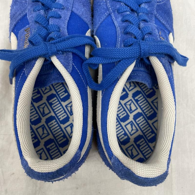 プーマ PUMA スニーカー スニーカー PALERMO VINTAGE HYPERLINK BLUE-FROSTED IVORY パレルモ ヴィンテージ 26.5cm 青 / ブルー / blue メンズ USED 古着 中古 50137971