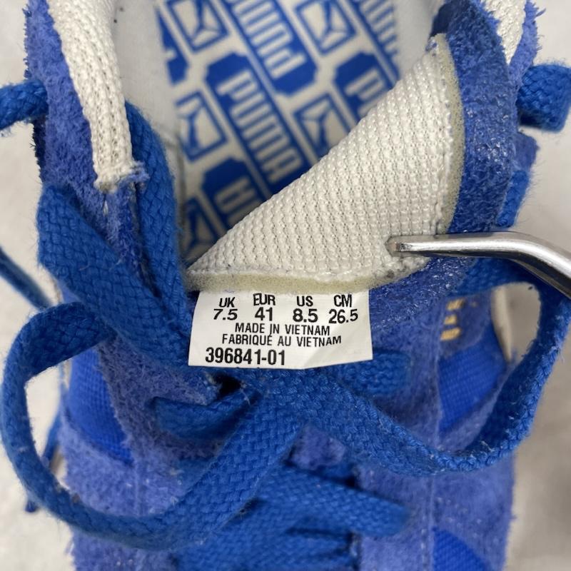 プーマ PUMA スニーカー スニーカー PALERMO VINTAGE HYPERLINK BLUE-FROSTED IVORY パレルモ ヴィンテージ 26.5cm 青 / ブルー / blue メンズ USED 古着 中古 50137971