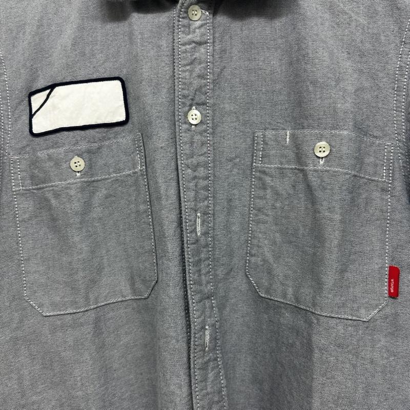 ダブルタップス WTAPS シャツ、ブラウス 半袖 半袖シャツ ワッペン 091SPDT-SHM04 S ロゴ、文字 インディゴ / インディゴ / Indigo メンズ USED 古着 中古 50137988