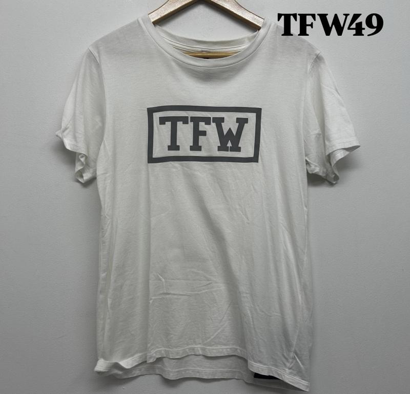 古着 USED Tシャツ 半袖 TFW49 半袖TEE コットンTEE T101720011 3 ロゴ、文字 白 / ホワイト / white メンズ USED 古着 中古 50137989