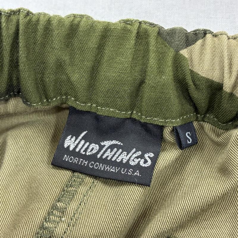 ホワイトマウンテニアリング WHITE MOUNTAINEERING パンツ ショートパンツ WILD THINGS 25ss SWEDEN CAMO CARGO SHORT PANTS BC2571402 S カモフラージュ柄・迷彩 X ロゴ、文字 X 刺繍 マルチカラー / マルチカラー / multicolor メンズ USED 古着 中古 50138009