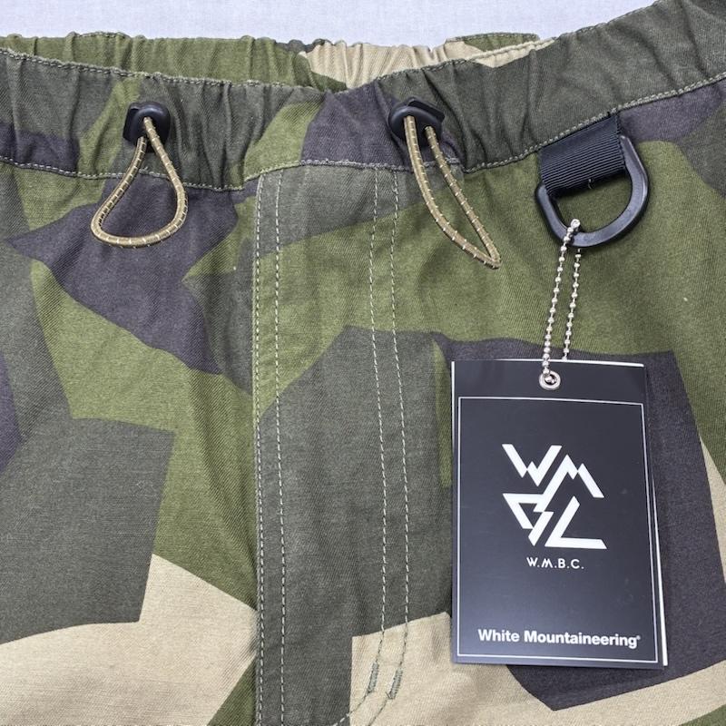 ホワイトマウンテニアリング WHITE MOUNTAINEERING パンツ ショートパンツ WILD THINGS 25ss SWEDEN CAMO CARGO SHORT PANTS BC2571402 S カモフラージュ柄・迷彩 X ロゴ、文字 X 刺繍 マルチカラー / マルチカラー / multicolor メンズ USED 古着 中古 50138009