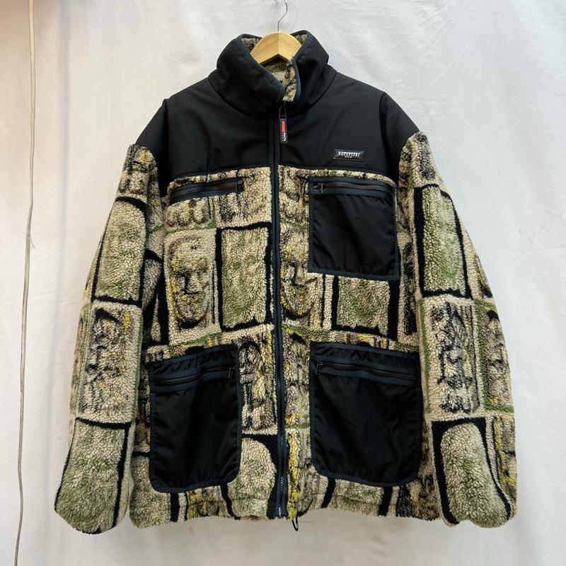 マーティンローズ MARTINE ROSE ジャケット、上着 ジャンパー、ブルゾン NAPAPIJRI ナパピリ T-HOSSA フリース 中綿 ブルゾン XL 緑 / グリーン / green メンズ USED 古着 中古 50138066