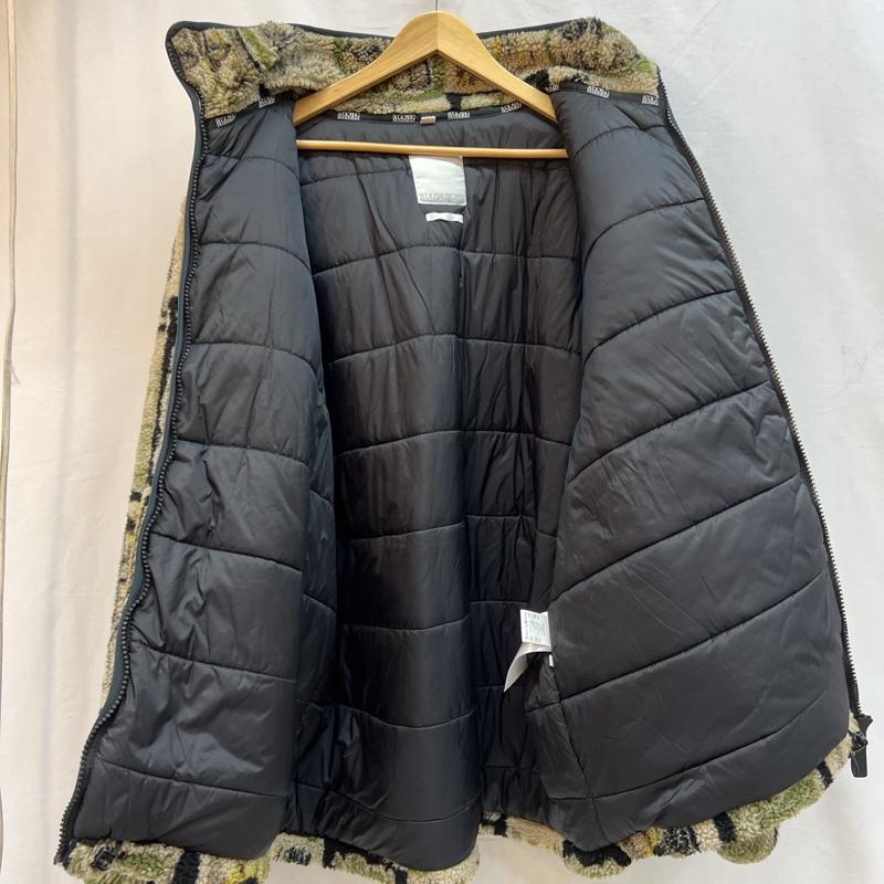 マーティンローズ MARTINE ROSE ジャケット、上着 ジャンパー、ブルゾン NAPAPIJRI ナパピリ T-HOSSA フリース 中綿 ブルゾン XL 緑 / グリーン / green メンズ USED 古着 中古 50138066