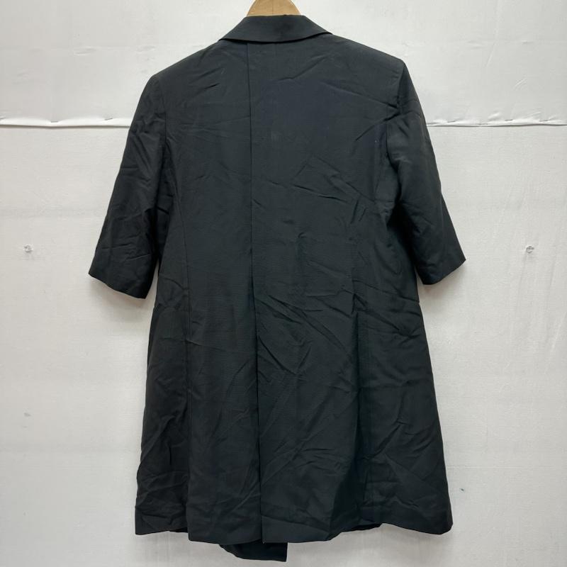 ヨウジヤマモト Yohji Yamamoto ジャケット、上着 ジャンパー、ブルゾン 90s 99s 日本製 シルク ハーフスリーブ ロング ジャケット FC-J06-415 XS 黒 / ブラック / black レディース USED 古着 中古 50138074