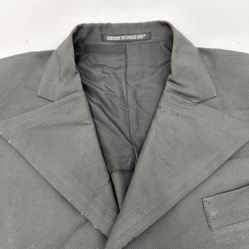 ヨウジヤマモト Yohji Yamamoto ジャケット、上着 ジャンパー、ブルゾン 90s 99s 日本製 シルク ハーフスリーブ ロング ジャケット FC-J06-415 XS 黒 / ブラック / black レディース USED 古着 中古 50138074