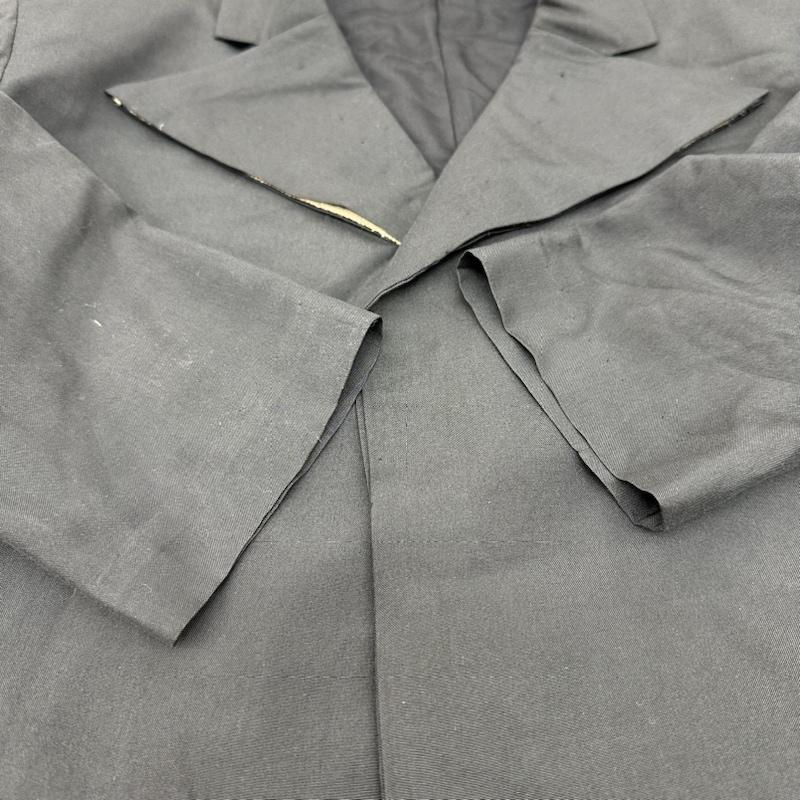ヨウジヤマモト Yohji Yamamoto ジャケット、上着 ジャンパー、ブルゾン 90s 99s 日本製 シルク ハーフスリーブ ロング ジャケット FC-J06-415 XS 黒 / ブラック / black レディース USED 古着 中古 50138074