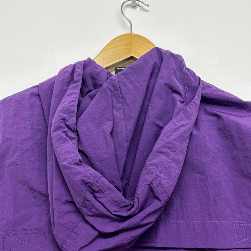 サウザンドマイル THOUSAND MILE ベスト ベスト LIGHT SHELL Vest ジップアップ フードベスト M ロゴ、文字 紫 / パープル / purple メンズ USED 古着 中古 50138111