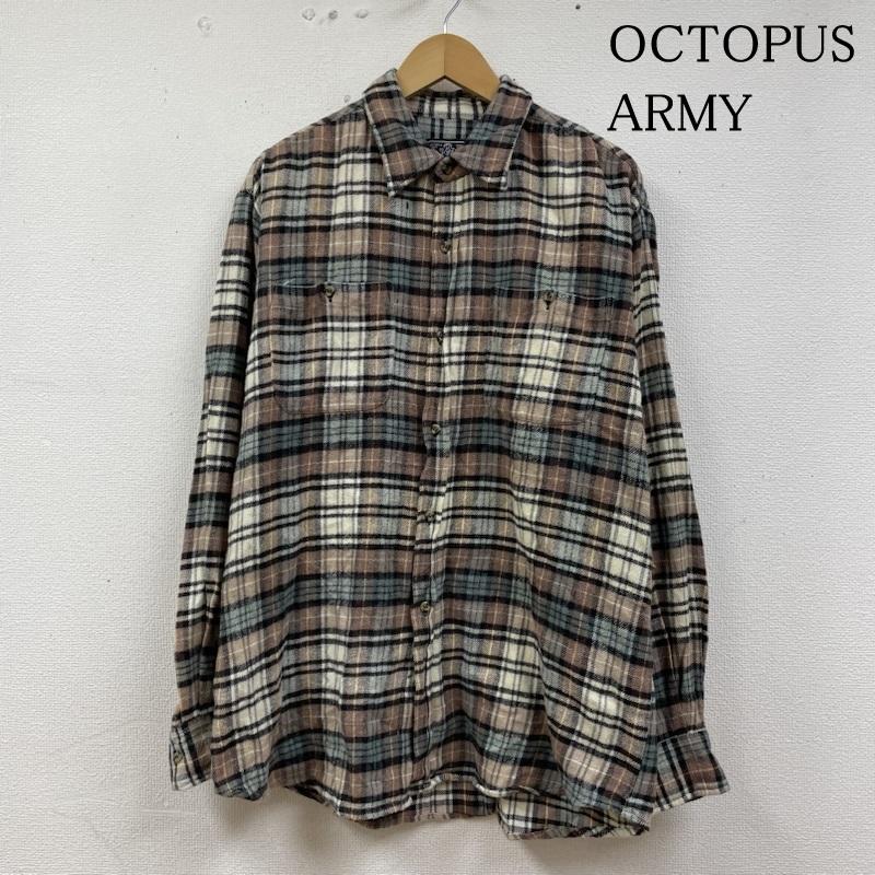 古着 USED シャツ、ブラウス 長袖 90s OCTOPUS ARMY オクトパスアーミー WELTER ネルシャツ 長袖 チェック ワーク L チェック マルチカラー / マルチカラー / multicolor メンズ USED 古着 中古 50138117