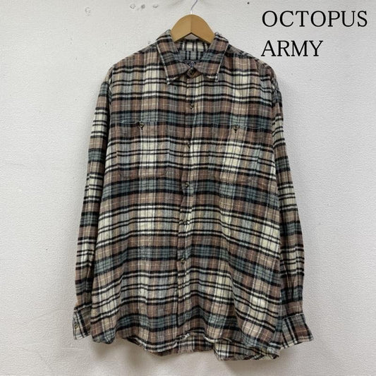 古着 USED シャツ、ブラウス 長袖 90s OCTOPUS ARMY オクトパスアーミー WELTER ネルシャツ 長袖 チェック ワーク L チェック マルチカラー / マルチカラー / multicolor メンズ USED 古着 中古 50138117