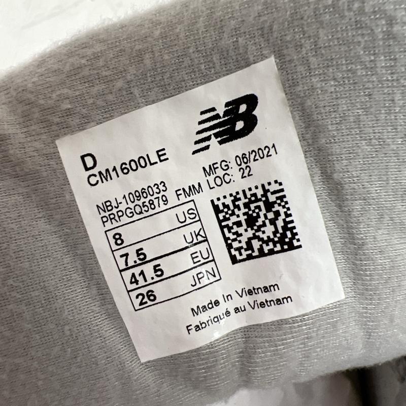 ニューバランス New Balance スニーカー スニーカー CM1600 LE JAPAN LIMITED ジャパンリミテッド 26.0cm 灰 / グレー / gray メンズ USED 古着 中古 50138231