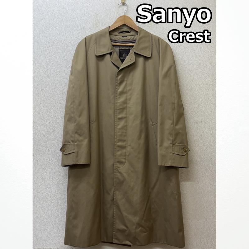 古着 USED コート コート一般 Sanyo Crest サンヨークレスト C-TK83 三陽商会 ライナー付 ステンカラー ロング コート ベージュ - ベージュ / ベージュ / beige メンズ USED 古着 中古 50138345