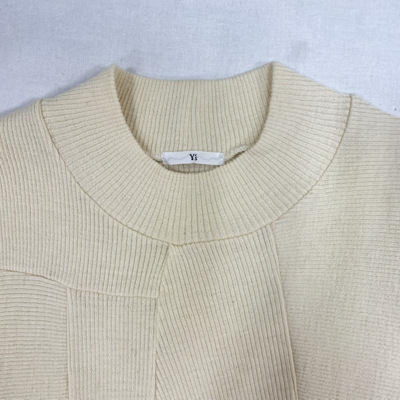 ヨウジヤマモト Yohji Yamamoto ニット、セーター 長袖 Y s ワイズ ハイネック 薄手 ニット - 無地 ナチュラル / ナチュラル / レディース USED 古着 中古 50138364