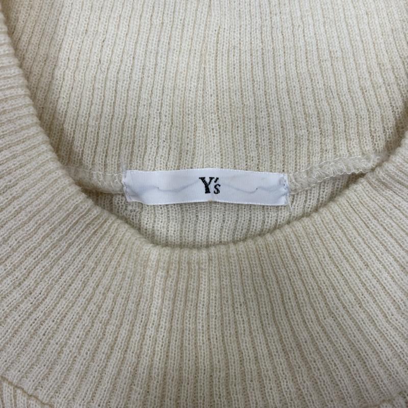 ヨウジヤマモト Yohji Yamamoto ニット、セーター 長袖 Y s ワイズ ハイネック 薄手 ニット - 無地 ナチュラル / ナチュラル / レディース USED 古着 中古 50138364