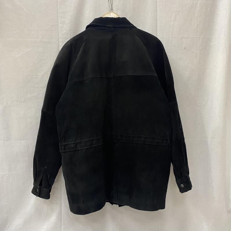 レザー レザー ジャケット、上着 レザージャケット FIONA MACPHAIL フィオナマックファイル 豚革 ピッグスキン black L L 無地 黒 / ブラック / black メンズ USED 古着 中古 50138391