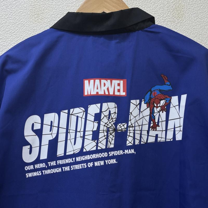 古着 USED シャツ、ブラウス 半袖 Universal Studios Japan USJ スパイダーマン プリント オープンカラー ボックス 半袖 シャツ ユニセックス 青 ブルー L 青 / ブルー / blue メンズ USED 古着 中古 50138406