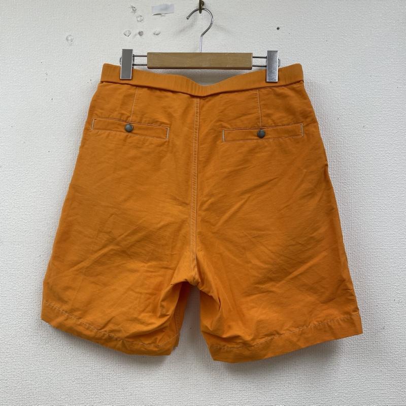 スノーピーク Snow Peak パンツ ショートパンツ Light Mountain Cloth Shorts PA-22SU102 ショート ハーフ パンツ アウトドア キャンプ ベルト 軽量 撥水 M ロゴ、文字 X 刺繍 橙 / オレンジ / orange メンズ USED 古着 中古 50138431