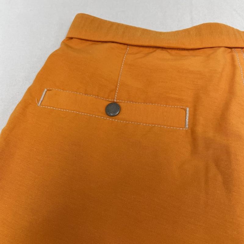 スノーピーク Snow Peak パンツ ショートパンツ Light Mountain Cloth Shorts PA-22SU102 ショート ハーフ パンツ アウトドア キャンプ ベルト 軽量 撥水 M ロゴ、文字 X 刺繍 橙 / オレンジ / orange メンズ USED 古着 中古 50138431
