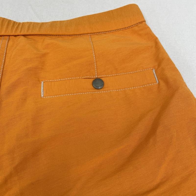 スノーピーク Snow Peak パンツ ショートパンツ Light Mountain Cloth Shorts PA-22SU102 ショート ハーフ パンツ アウトドア キャンプ ベルト 軽量 撥水 M ロゴ、文字 X 刺繍 橙 / オレンジ / orange メンズ USED 古着 中古 50138431