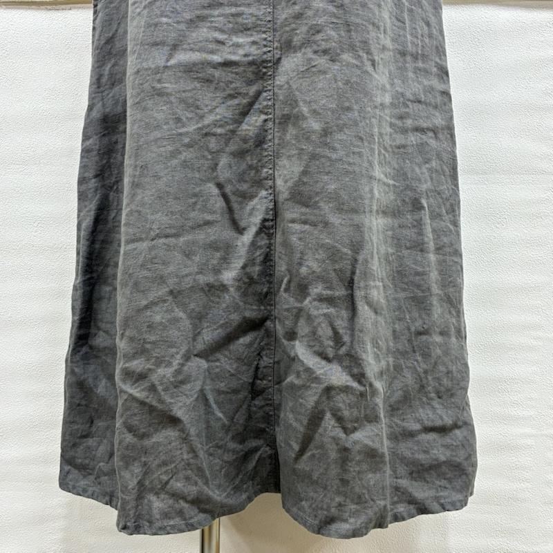 フォグリネンワーク fog linen work ワンピース ロングスカート リネン ロング ワンピース ノースリーブ - 無地 灰 / グレー / gray レディース USED 古着 中古 50138441
