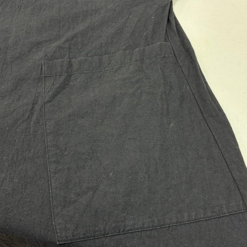 ポプリ Pot-Pourri ワンピース ロングスカート 長袖 ロング ワンピース コットン リネン - 無地 紺 / ネイビー / navy レディース USED 古着 中古 50138444