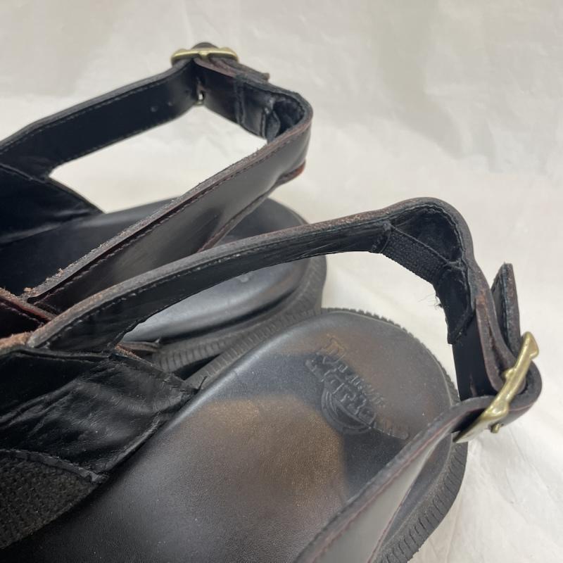 ドクターマーチン Dr.Martens スリッポン スリッポン AW006 CK 11 S GEORGIANA 4ホール レザー バック ストラップ ブローグ シューズ バーガンディ UK：6 えんじ / ワインレッド / dark red レディース USED 古着 中古 50138457
