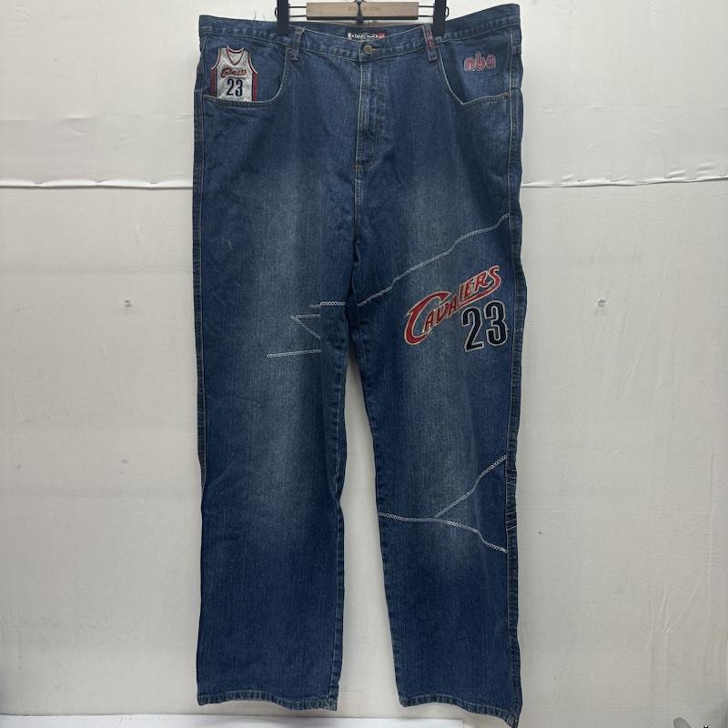古着 USED パンツ デニム、ジーンズ W44 UNK DENIM NBA 極太 バギー デニム パンツ Cavaliers キャバリアーズ レブロン ジェームズ 44インチ インディゴ / インディゴ / Indigo メンズ USED 古着 中古 50138496