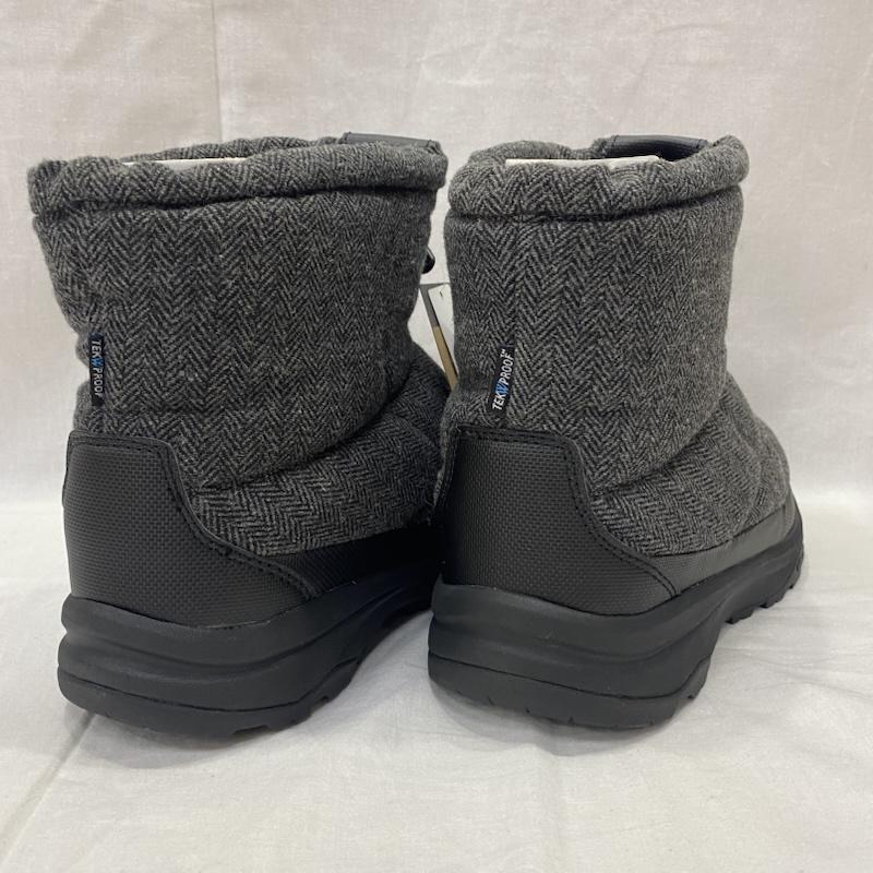 ザノースフェイス THE NORTH FACE ブーツ ショートブーツ NF52273 ヌプシ ブーティ ウォータープルーフ VII ショート WB(ウールブラック×TNFブラック) US10/28cm US：10 ロゴ、文字 黒 / ブラック / black X チャコールグレー / チャコールグレー / メンズ USED 古着 中古 50138543