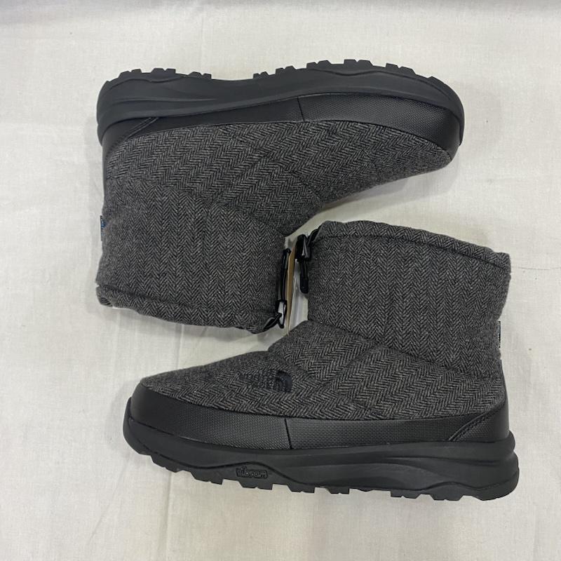 ザノースフェイス THE NORTH FACE ブーツ ショートブーツ NF52273 ヌプシ ブーティ ウォータープルーフ VII ショート WB(ウールブラック×TNFブラック) US10/28cm US：10 ロゴ、文字 黒 / ブラック / black X チャコールグレー / チャコールグレー / メンズ USED 古着 中古 50138543