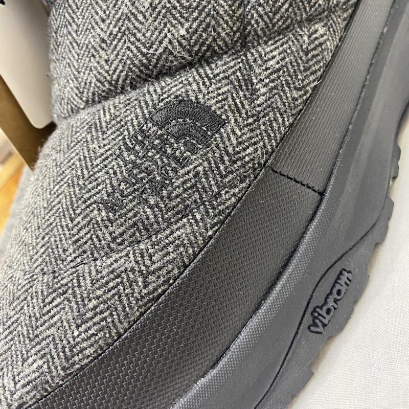 ザノースフェイス THE NORTH FACE ブーツ ショートブーツ NF52273 ヌプシ ブーティ ウォータープルーフ VII ショート WB(ウールブラック×TNFブラック) US10/28cm US：10 ロゴ、文字 黒 / ブラック / black X チャコールグレー / チャコールグレー / メンズ USED 古着 中古 50138543