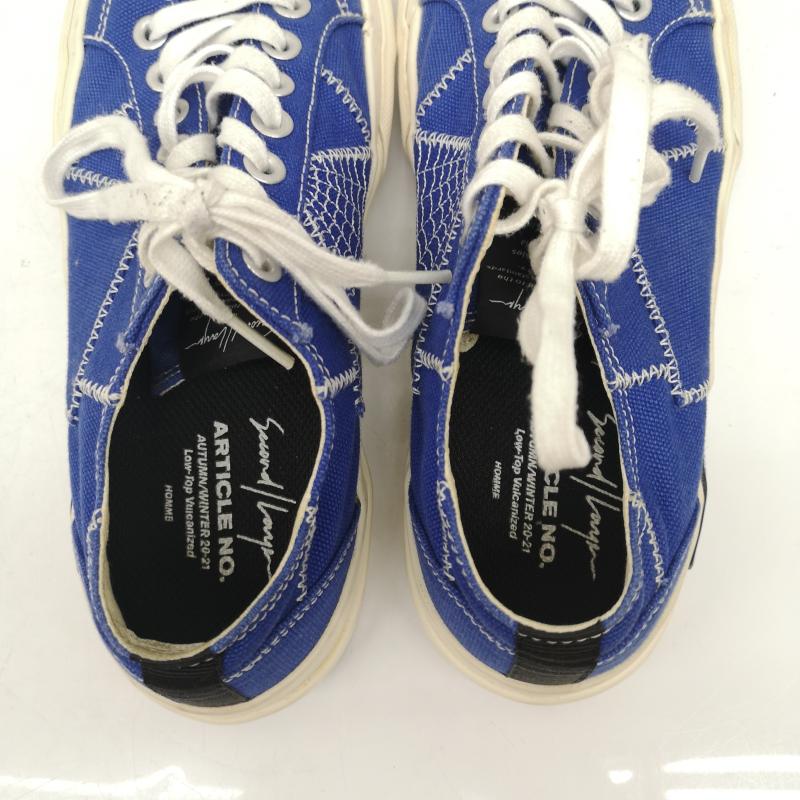 古着 USED スニーカー スニーカー secondlayer ARTICLE NO.コラボ 1007 LO-CUT スニーカー US：8 青 / ブルー / blue メンズ USED 古着 中古 50138579