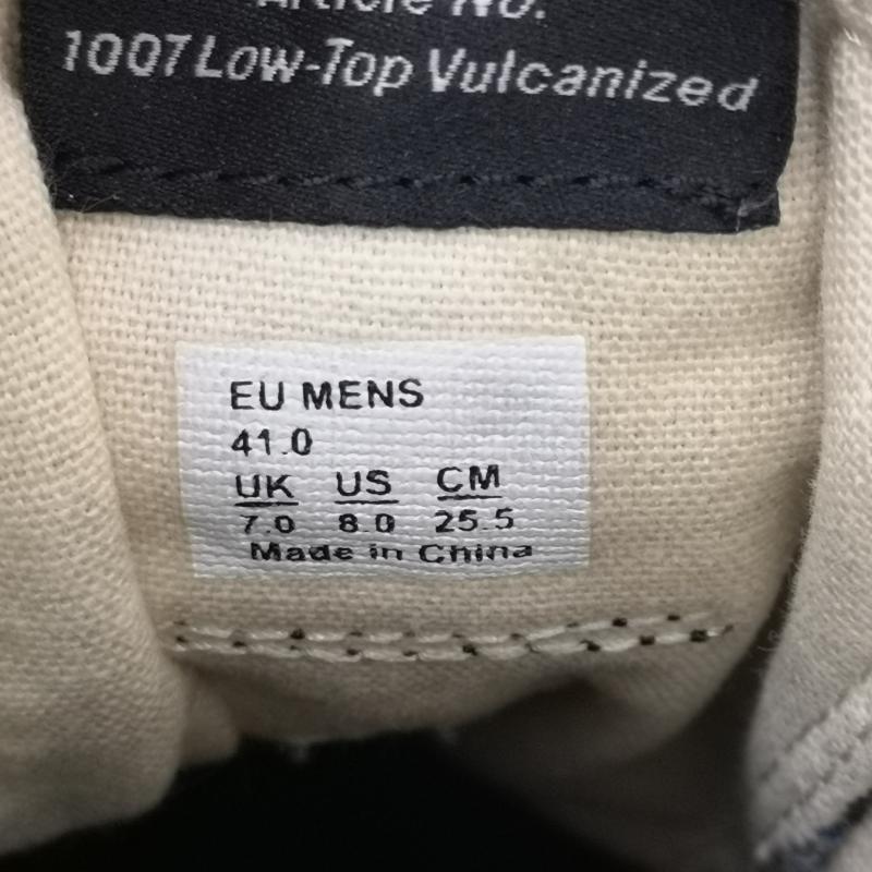 古着 USED スニーカー スニーカー secondlayer ARTICLE NO.コラボ 1007 LO-CUT スニーカー US：8 青 / ブルー / blue メンズ USED 古着 中古 50138579