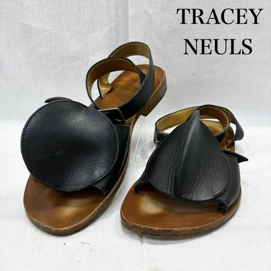 古着 USED サンダル サンダル Tracey Neuls トレーシーニュールズ サンダル レザー black 37/23.5cm 23.5cm 黒 / ブラック / black レディース USED 古着 中古 50138602
