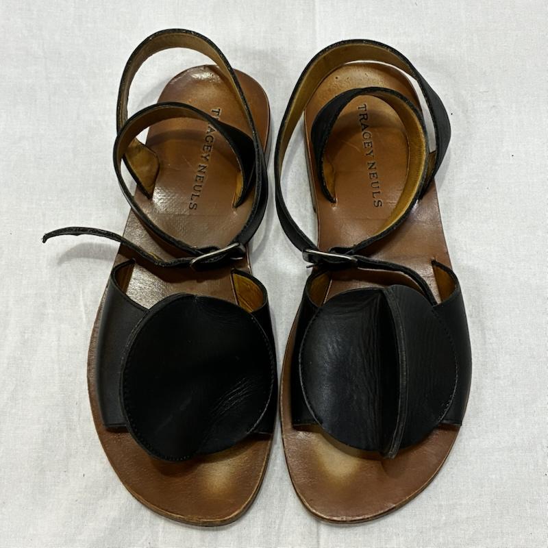 古着 USED サンダル サンダル Tracey Neuls トレーシーニュールズ サンダル レザー black 37/23.5cm 23.5cm 黒 / ブラック / black レディース USED 古着 中古 50138602