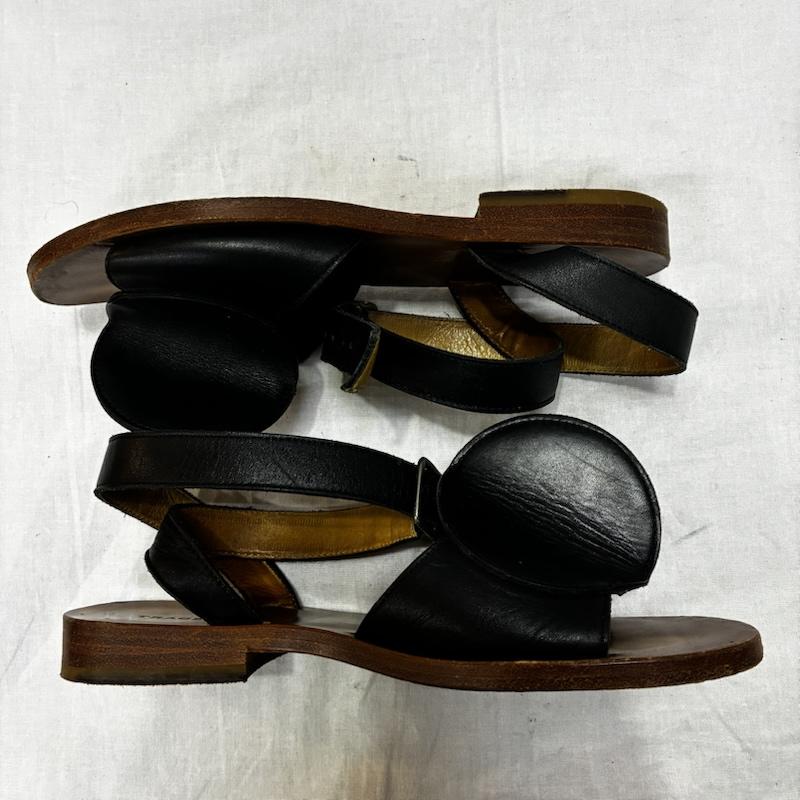 古着 USED サンダル サンダル Tracey Neuls トレーシーニュールズ サンダル レザー black 37/23.5cm 23.5cm 黒 / ブラック / black レディース USED 古着 中古 50138602