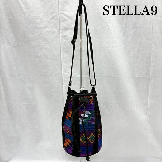 古着 USED ショルダーバッグ ショルダーバッグ STERA9 ステラナイン ネイティブ柄ショルダーバッグ ハンドメイド 総柄 X ネイティブ柄 紫 / パープル / purple レディース USED 古着 中古 50138604