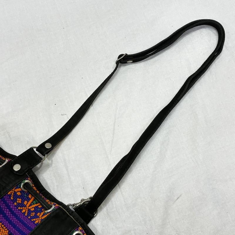 古着 USED ショルダーバッグ ショルダーバッグ STERA9 ステラナイン ネイティブ柄ショルダーバッグ ハンドメイド 総柄 X ネイティブ柄 紫 / パープル / purple レディース USED 古着 中古 50138604
