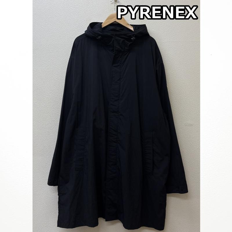 ピレネックス Pyrenex コート コート一般 HUT006 TORRENT2 トレント2 ビッグサイズ ナイロン ウインドブレーカー ロング コート 黒 ブラック XL 黒 / ブラック / black メンズ USED 古着 中古 50138609