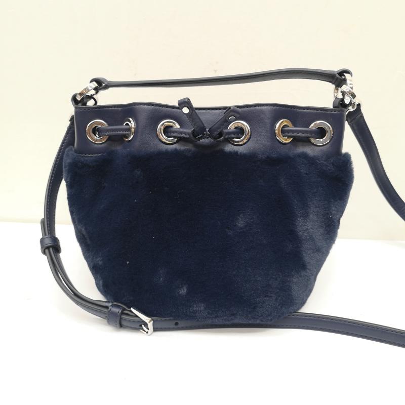 ケイトスペード Kate Spade ショルダーバッグ ショルダーバッグ フランシー バケット バッグ 2way ショルダー ハンド ファー - 紺 / ネイビー / navy レディース USED 古着 中古 50138627