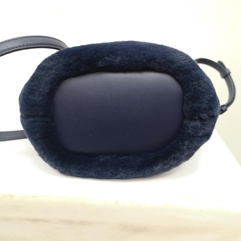 ケイトスペード Kate Spade ショルダーバッグ ショルダーバッグ フランシー バケット バッグ 2way ショルダー ハンド ファー - 紺 / ネイビー / navy レディース USED 古着 中古 50138627