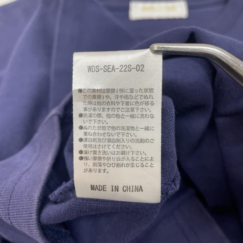 ウィンダンシー WIND AND SEA Tシャツ 半袖 WDS-SEA-22S-02 S/S T-SHIRT ロゴ プリント Navy-Sand NVY ネイビー コットン L 紺 / ネイビー / navy メンズ USED 古着 中古 50138669
