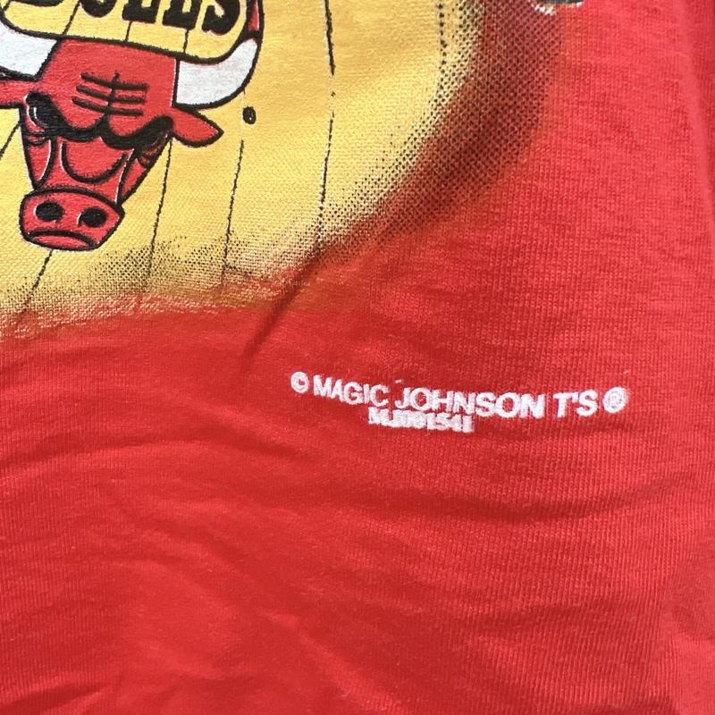 ヴィンテージ VINTAGE Tシャツ 半袖 90s NBA CHICAGO BULLS シカゴブルズ Tシャツ USA製 L 赤 / レッド / red メンズ USED 古着 中古 50138695
