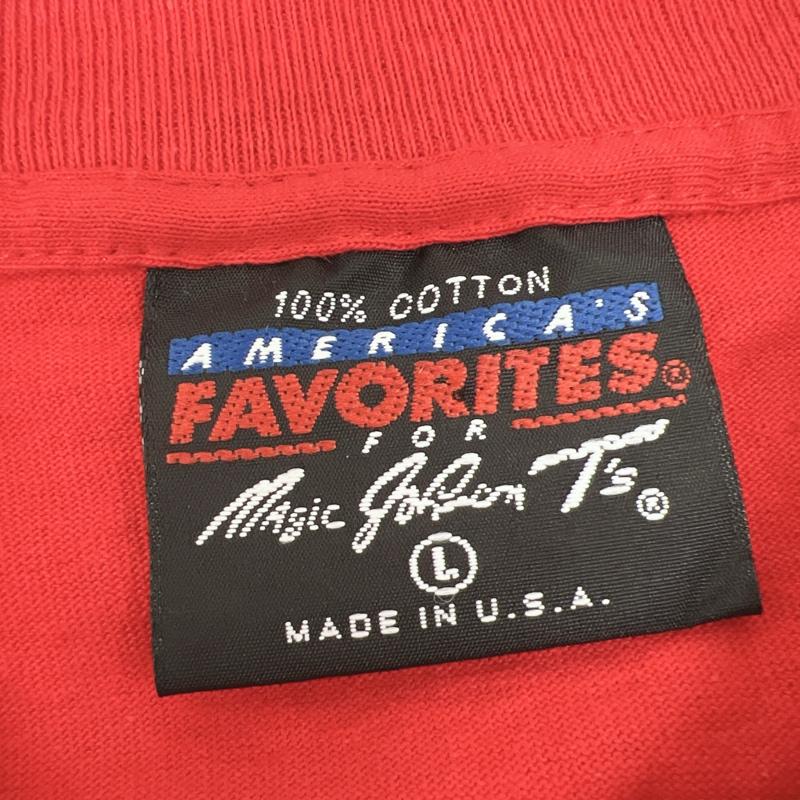 ヴィンテージ VINTAGE Tシャツ 半袖 90s NBA CHICAGO BULLS シカゴブルズ Tシャツ USA製 L 赤 / レッド / red メンズ USED 古着 中古 50138695