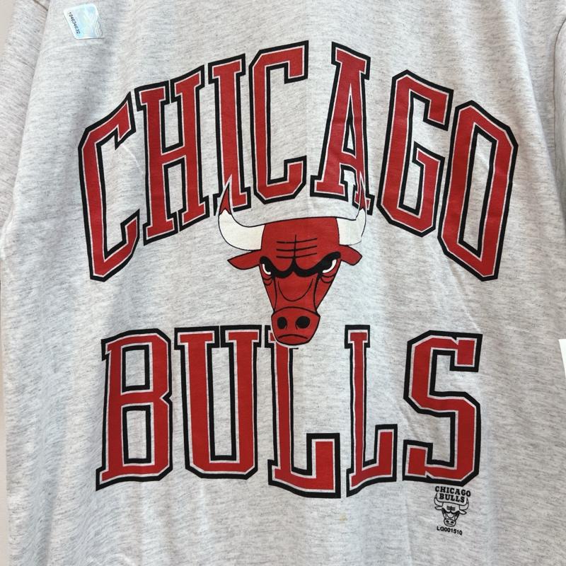 ヴィンテージ VINTAGE Tシャツ 半袖 90s デッドストック CHICAGO BULLS シカゴブルズ Tシャツ メキシコ製 L 灰 / グレー / gray メンズ USED 古着 中古 50138700